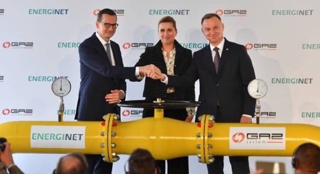 С 1 октября начнет функционировать газопровод Baltic Pipe