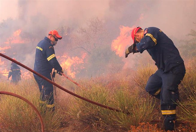 Кефалония: сезонный пожарный арестован за поджог