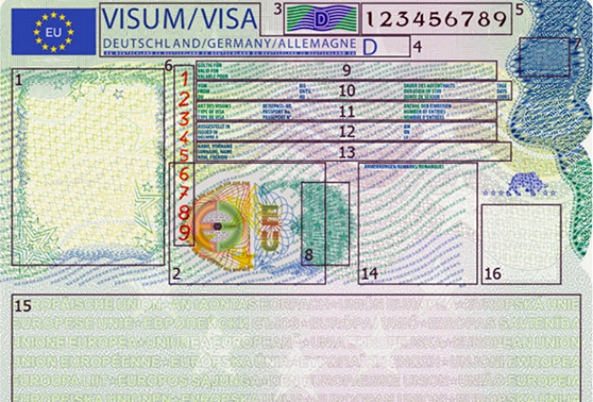 Новый дизайн шенгенской визы. Изображение: consilium.europa.eu