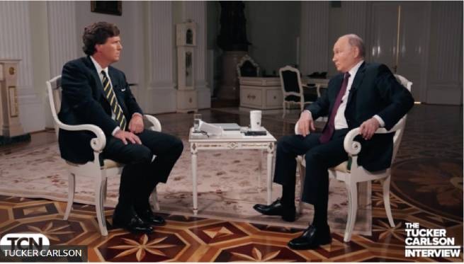 В интервью Карлсону Путин совершил исторический экскурс и заявил о готовности к переговорам (видео)