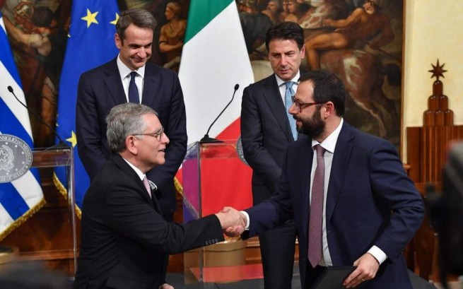 Греция и Италия подписали меморандум о взаимопонимании по энергетическому сотрудничеству