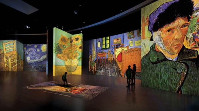 Мультимедийная выставка «Ван Гог Жив» в Мегароне Афины