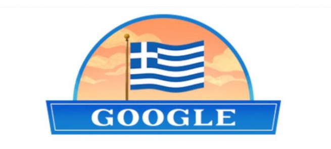 Google чтит День независимости Греции