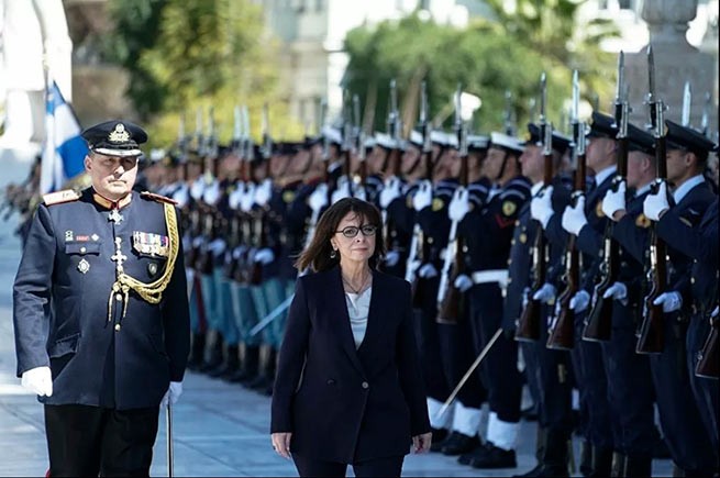 Церемония присяги первой женщины-президента Греции