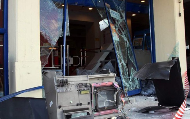 Взрыв банкомата в Панграти