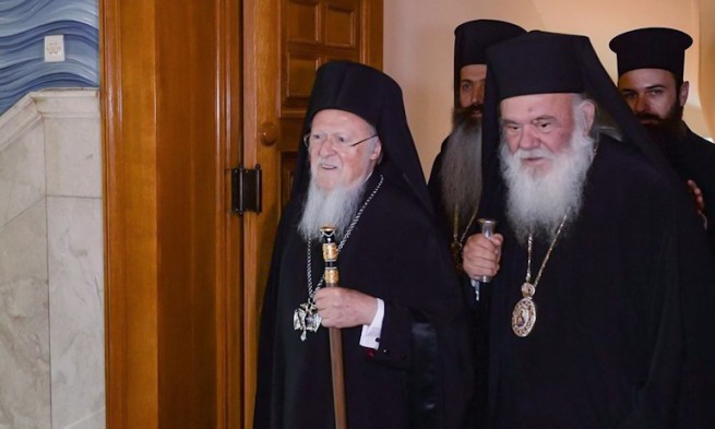 Патриарх Варфоломей прибудет в Афины для примирения с Иеронимом