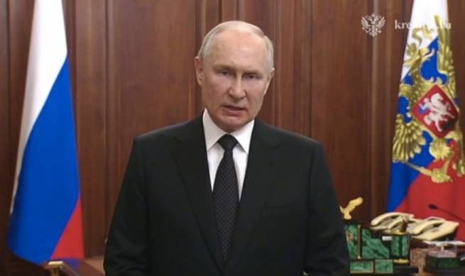 Президент РФ выступил с обращением после теракта в Подмосковье (видео)