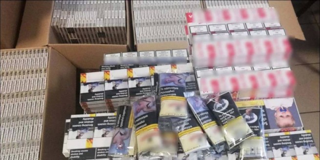 Салоники: изъято 6000 контрабандных табачных изделий, четыре ареста