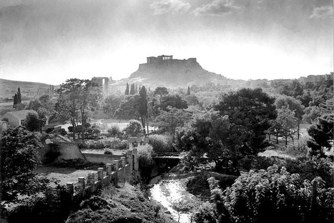 10 редких черно-белых фотографий Афин