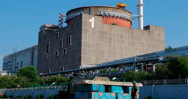 Украина сбросила взрывное устройство на Запорожскую АЭС