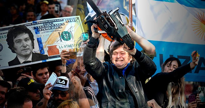 Аргентина: спасет ли ее Х. Майли?  Еще один комик попал в президенты
