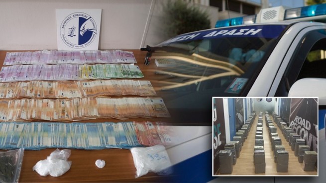 Греческая полиция изъяла 1,18 тонн кокаина