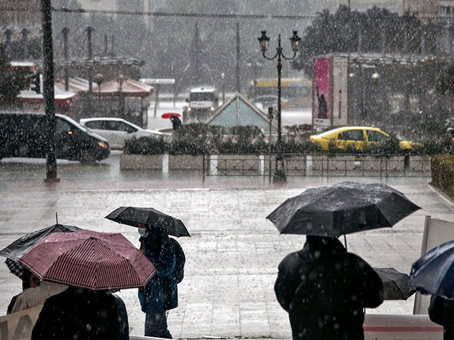 Экстренное предупреждение по Греции: сильные дожди и грозы