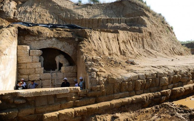 Греция стремится открыть для туристов гробницу холма Каста в Амфиполи к 2022 году