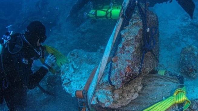 На дне Эгейского моря нашли затонувший корабль