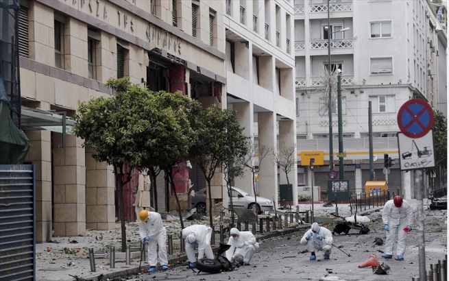 За апрельский взрыв Банка в центре Афин взял ответственность анархист Мазиотис