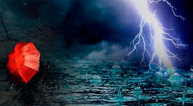 Погодное предупреждение по Греции: сильные дожди и ливни, штормовой ветер