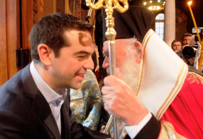 Алексис Ципрас приветствовал предложение Архиепископа Иеронима использовать церковную собственность на благо народа Греции