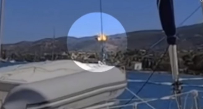 Видео взрыва вертолета на Поросе