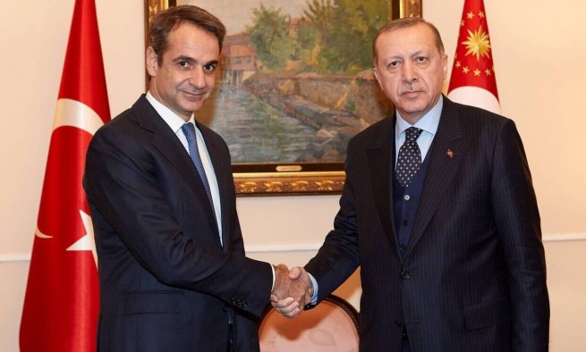 Греция надеется, что переговоры Мицотакиса с Эрдоганом снимут напряженность из-за  морских границ