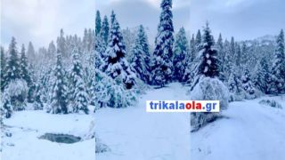 Зима посреди лета: в горных районах Греции выпал снег