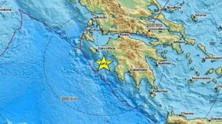 Двойное сильное землетрясение 5,7 балла сегодня в 09:10 ощущалось в Аттике и на Пелопоннесе (видео)